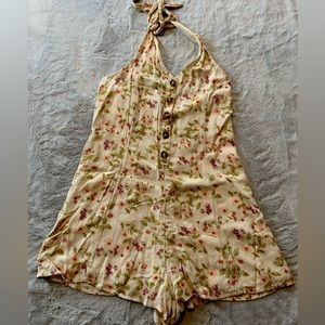 American Eagle Floral Romper